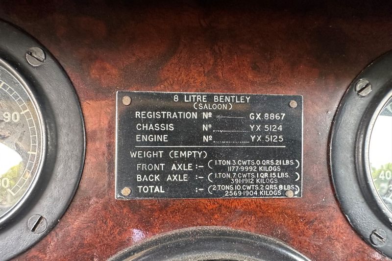 1932 Bentley 8 Litre by Mayfair